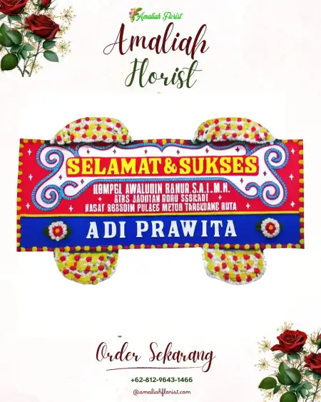 Papan Bunga Ucapan Selamat Tambakmas